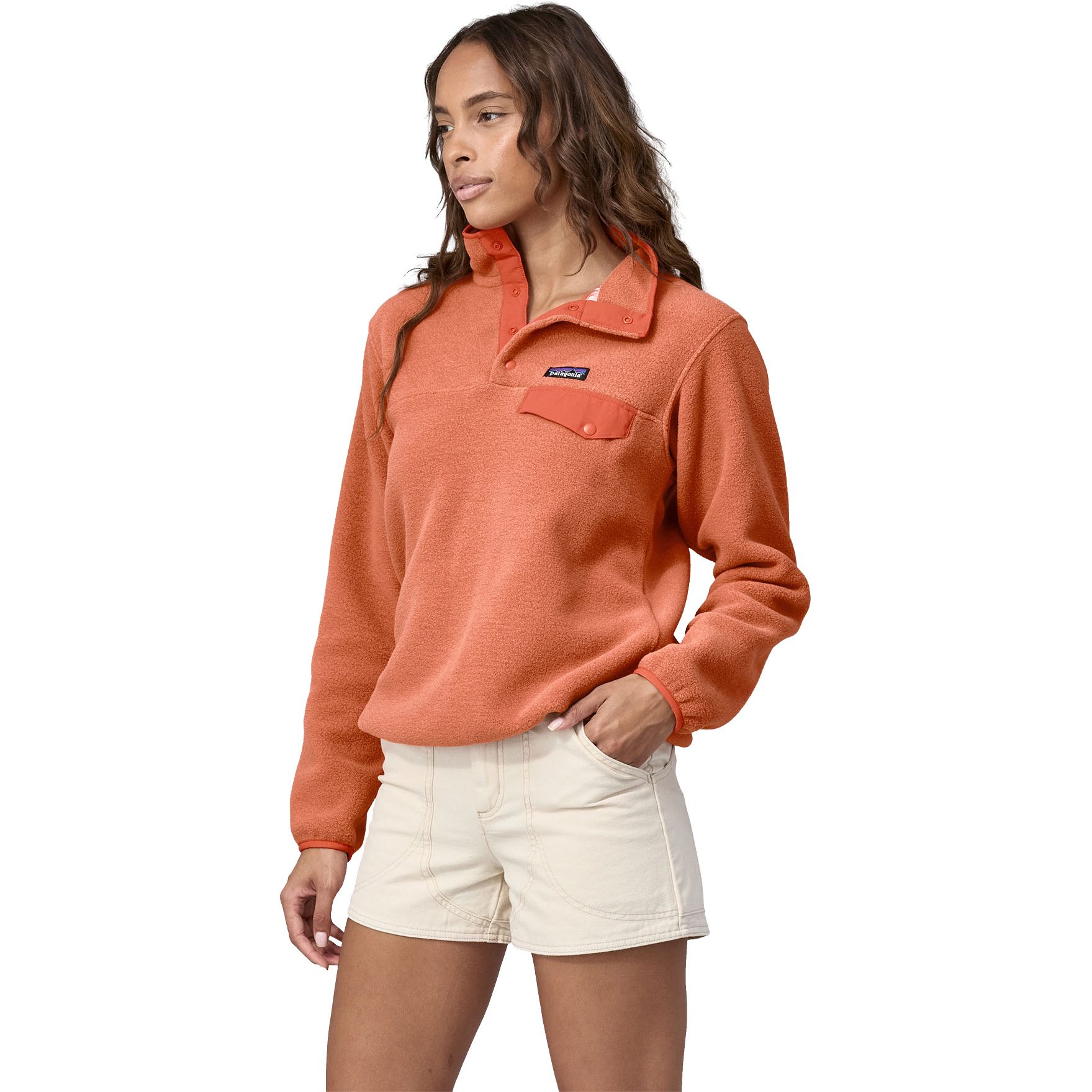 Patagonia LW Synch Snap-T Pullover Damen siny