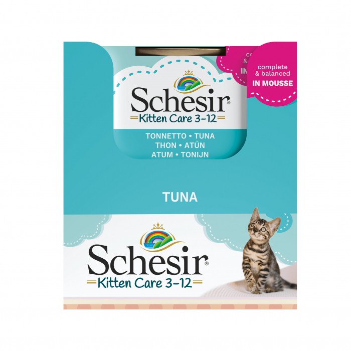 Schesir Pâtées en mousse Kitten - 14 x 85 g