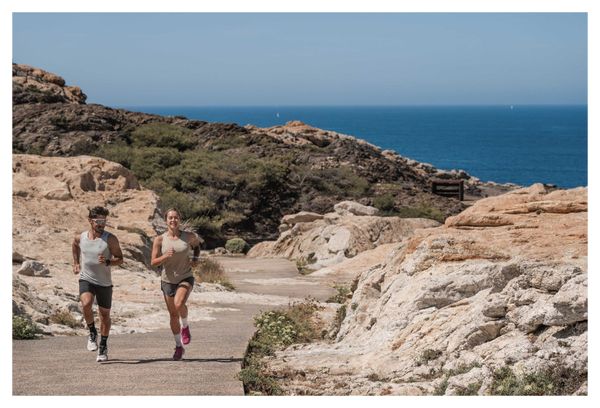 Debardeur Running Rogelli Core Femme Taupe