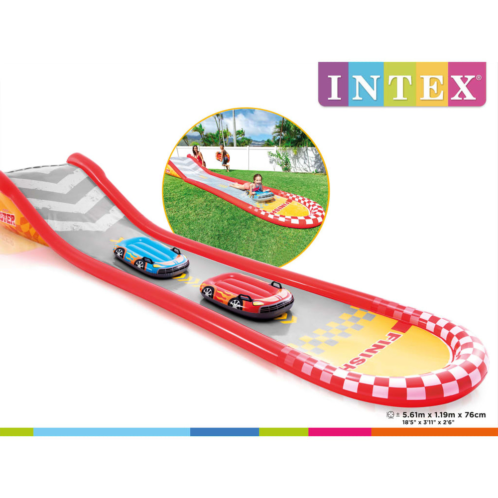 Toboggan amusant de course 561x119x76 cm