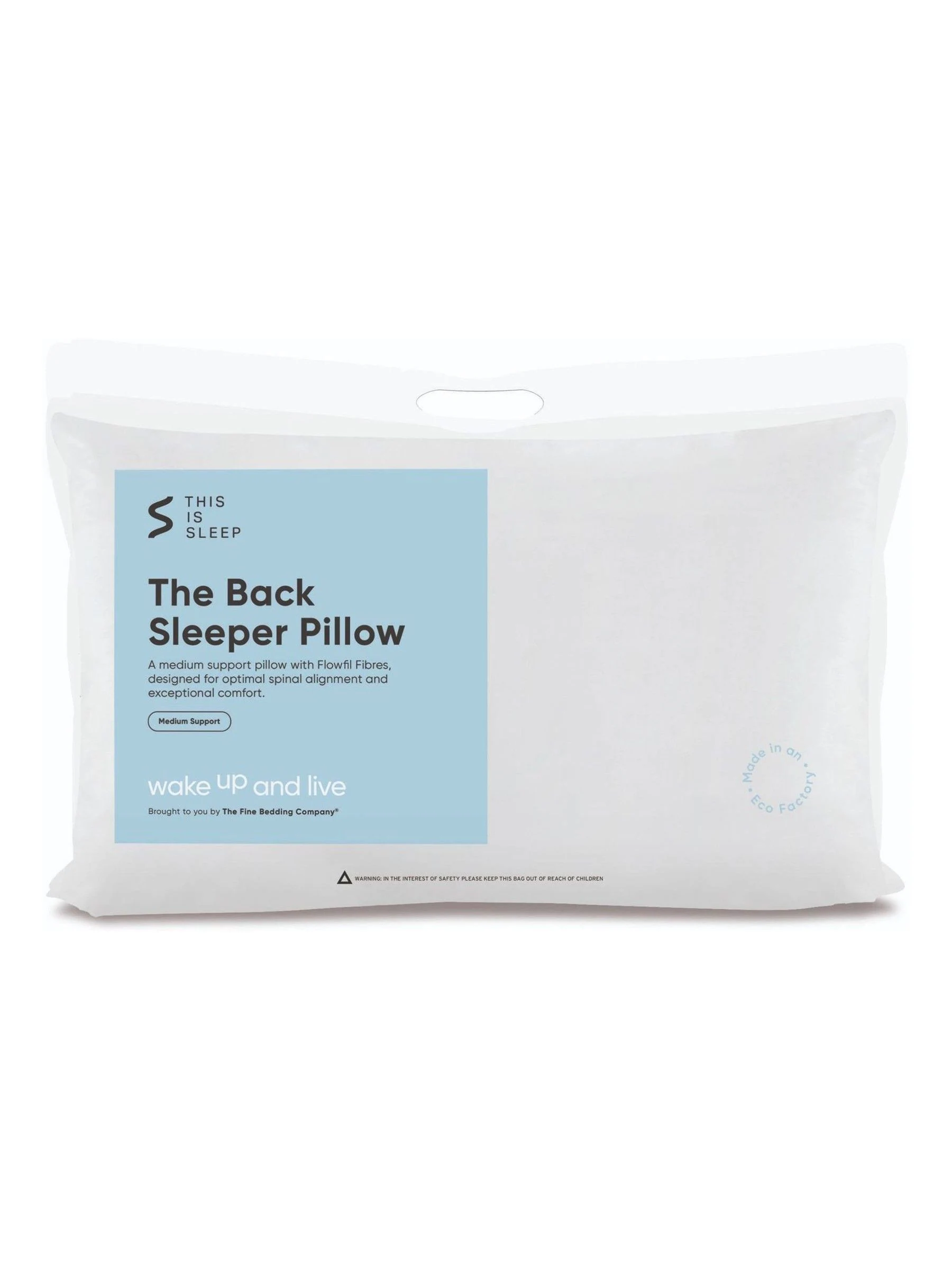 This is Sleep The Back Sleeper Pillow