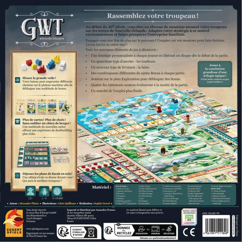 Great Western Trail - Seconde édition - Nouvelle Zélande