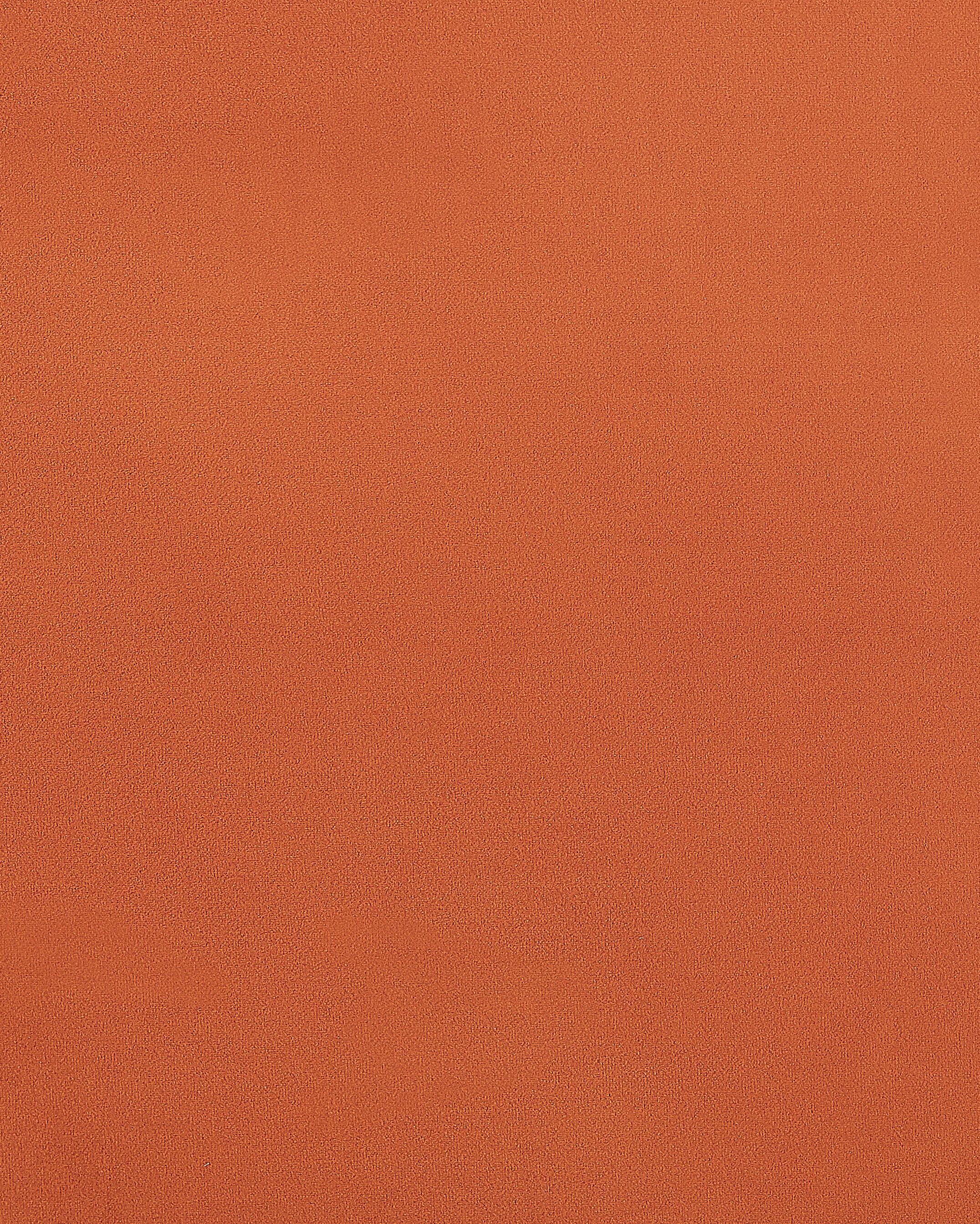 Nachtkastje met 1 lade FLAYAT Fluweel Oranje