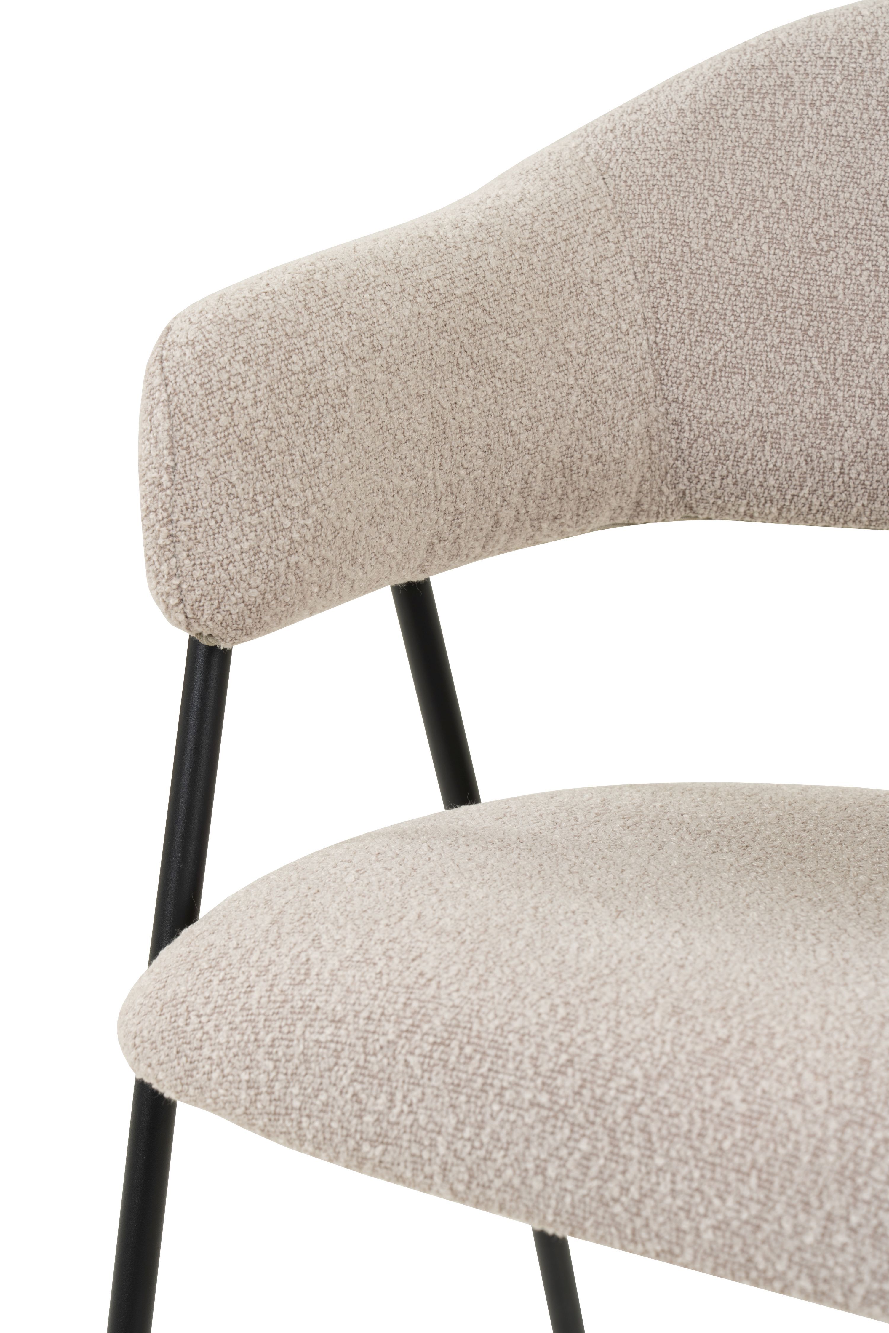 Eetkamerstoel touch naturel Lola B58 x D60 x H84 cm