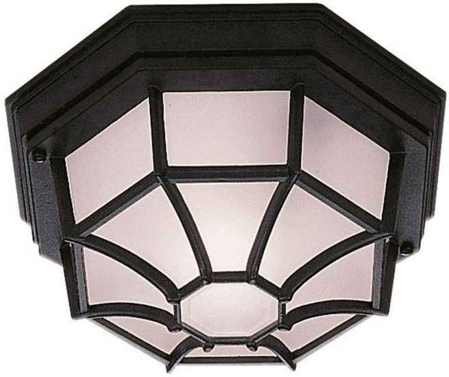 Buitenlamp 2942BK Vermont Flush ⌀27  x H13 cm