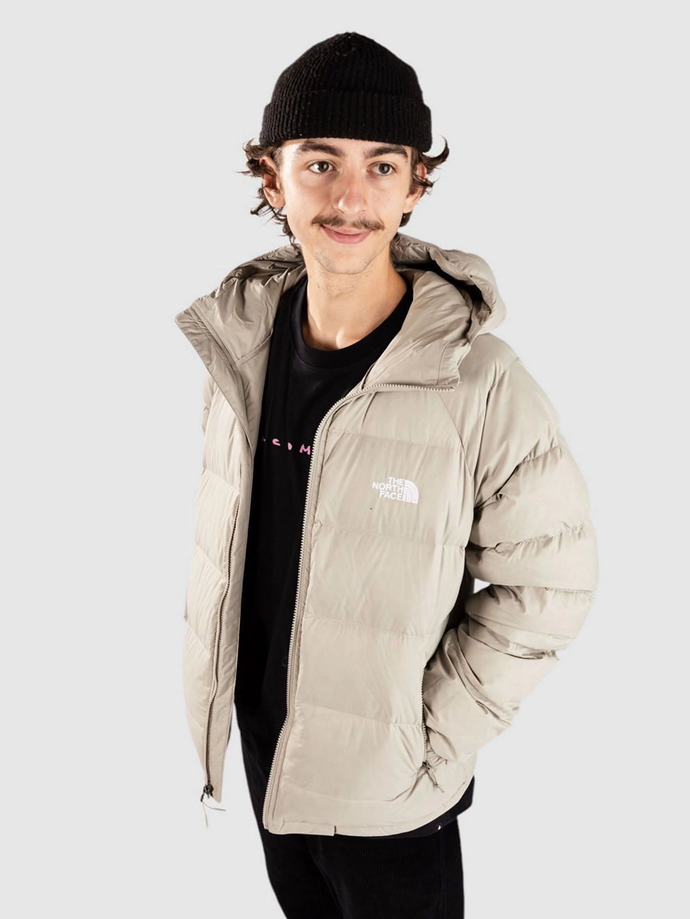 THE NORTH FACE Hydrenalite Down Hoodie Jacket clay grey