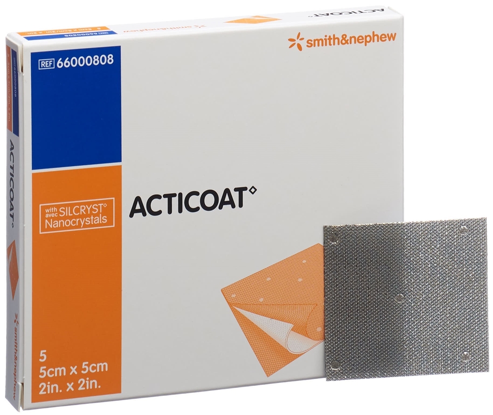 ACTICOAT Wundauflage<br>5 Stück, 5x5cm, steril