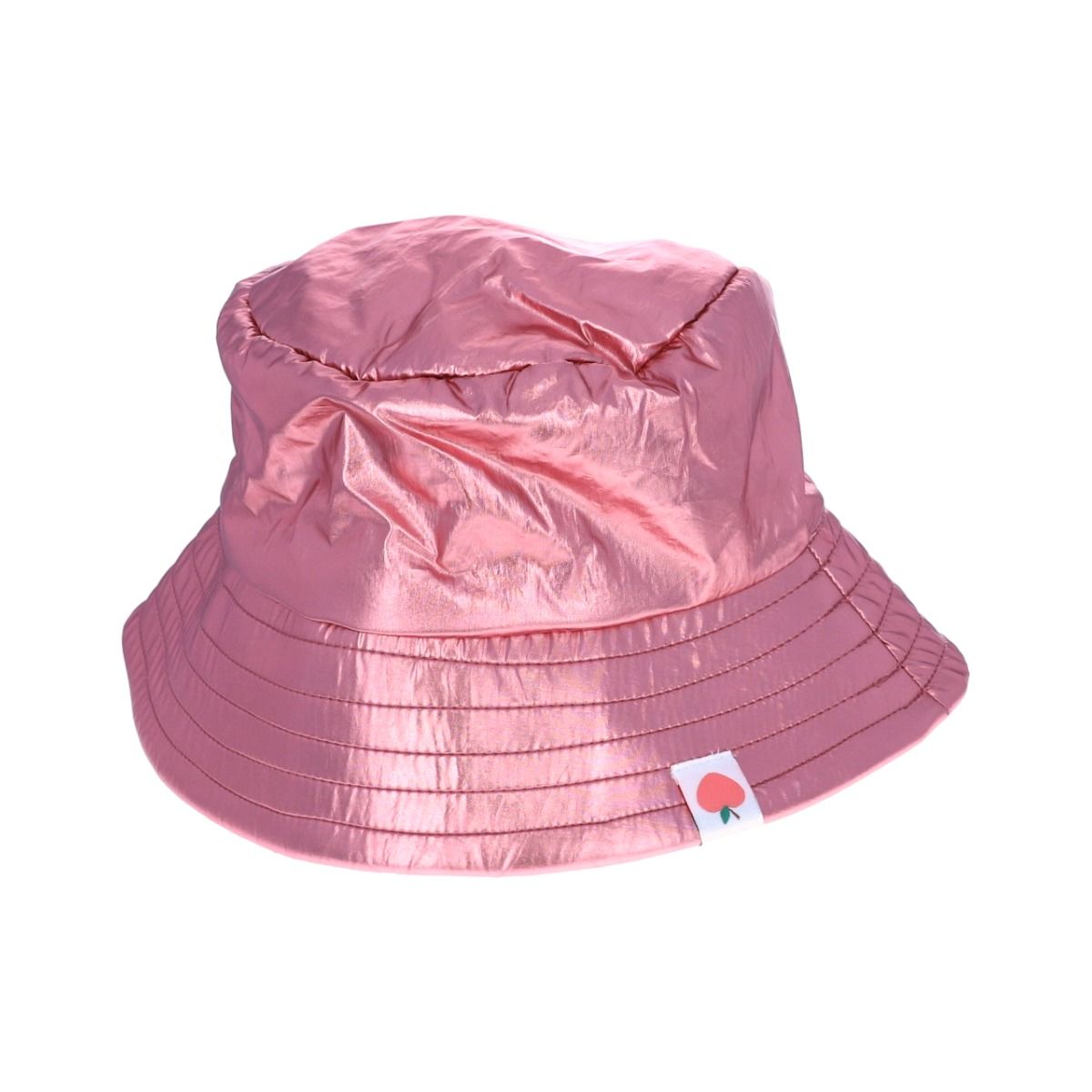 Bob chapeau de pluie rose métallisé foil - Dans mon jardin Roodoudou