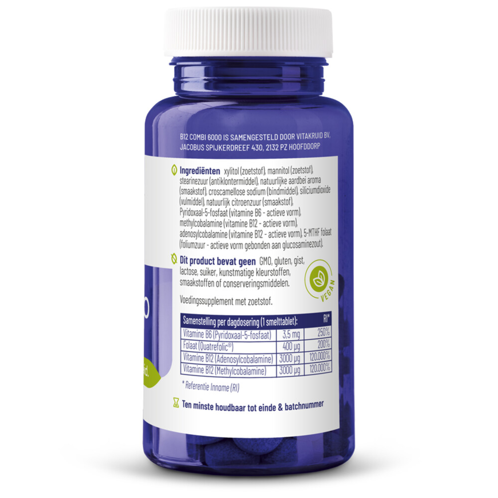 Vitakruid B12 Combi 6000 120 tabletten
