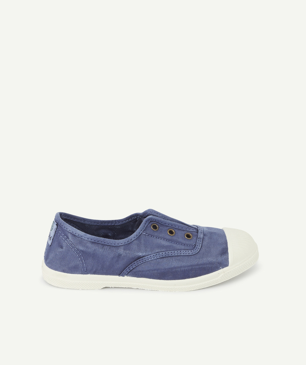 NATURAL WORLDBASKETS BASSES BLEUES EN TOILE FILLE