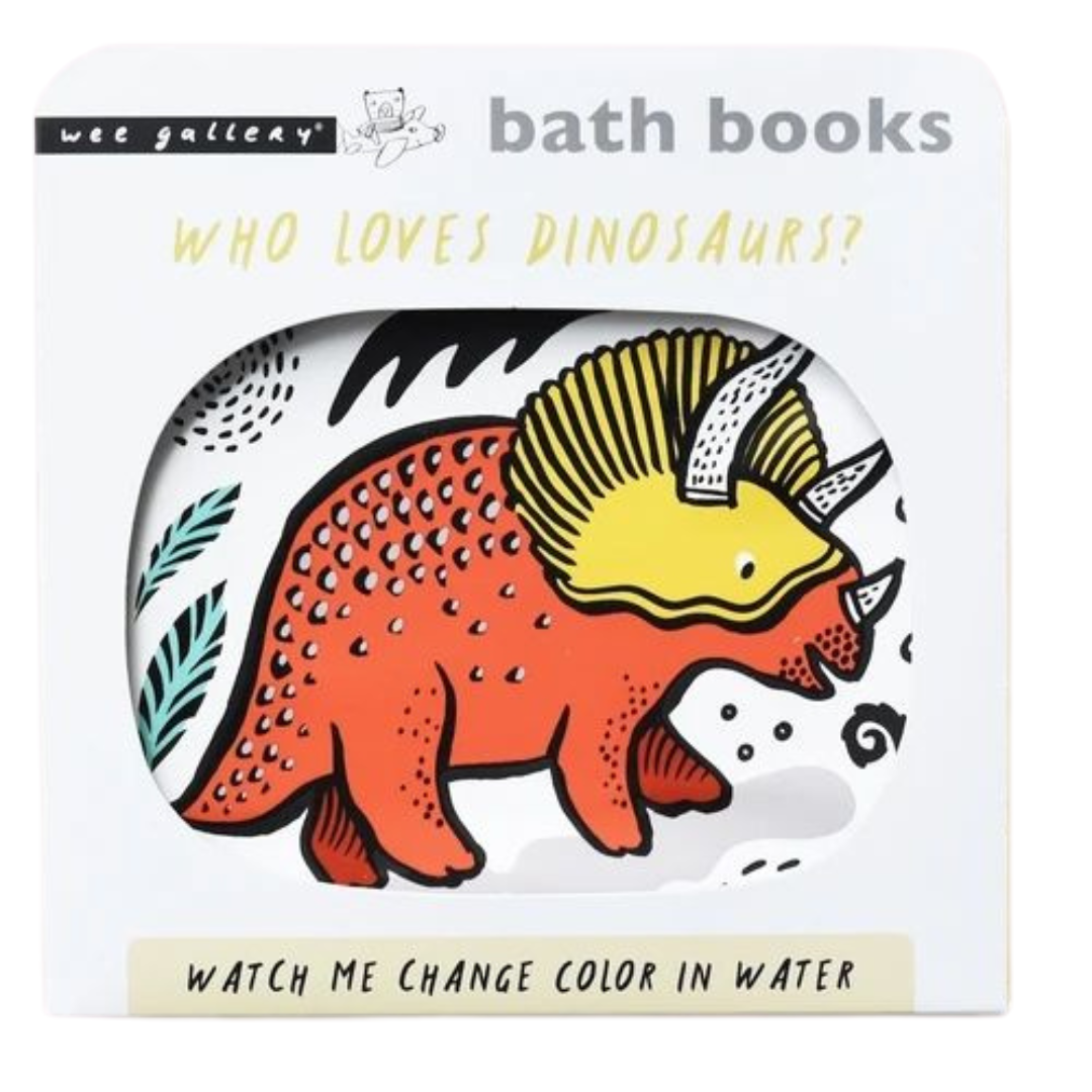 Wee gallery badboekje colour me - who loves dinosaurs?