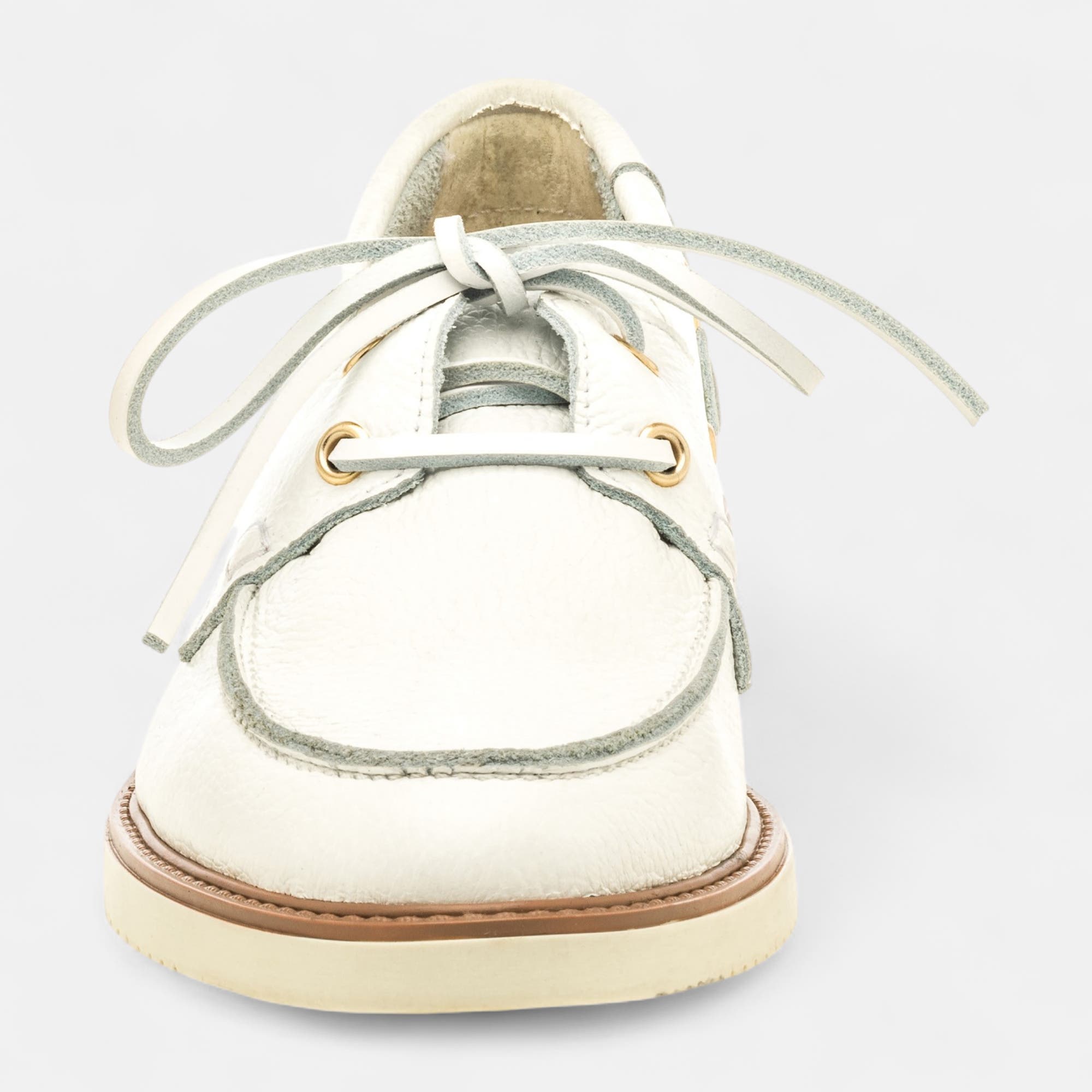 Mocassins Femme en cuir blanc