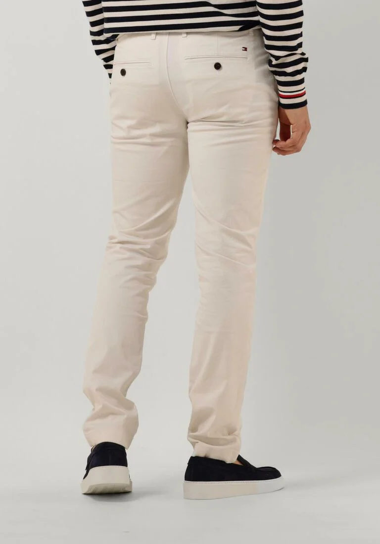 TOMMY HILFIGER witte tommy hilfiger chino bleecker chino 1985 pima cotton