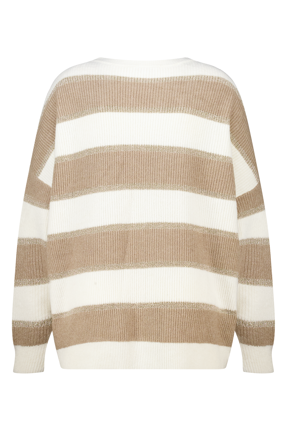 Gestreepte trui met lurex Multi Neutraal