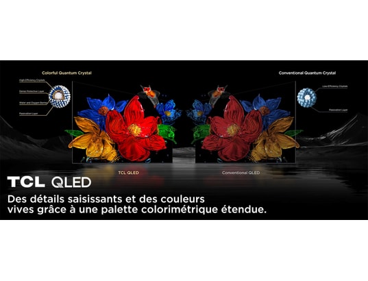 TCL - TV Mini LED 4K 291 cm 115C7K 4K QD-Mini LED Pro 144Hz
