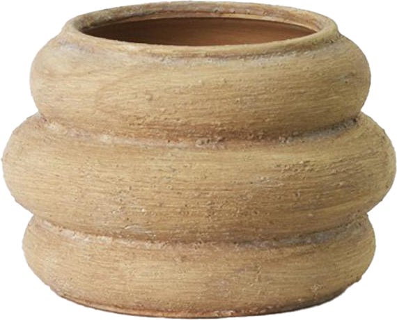 Intratuin bloempot Eddie bruin D 18 H 12,5 cm