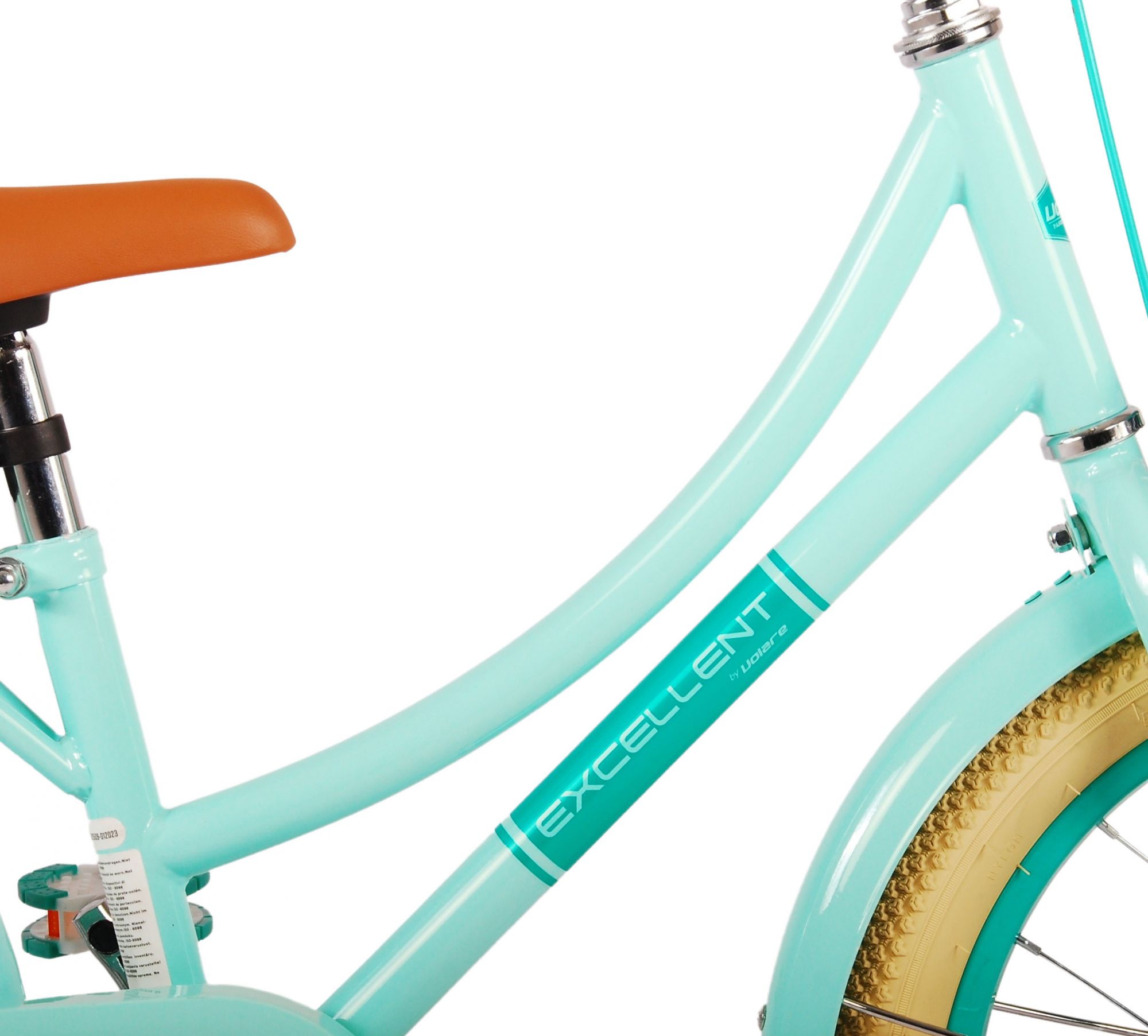 TPFSports Excellent Kinderfahrrad - Mädchen - 18 Zoll - Rücktritt + Handbremse - Schwarz