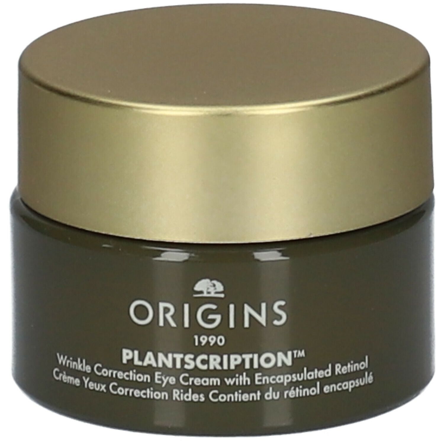 ORIGINS Plantscription™ Wrinkle Correcting Eye Cream with Encapsulated Retinol + GinZing™ SPF40 Energy-Boosting Tinted Moisturizer 15ml GRATIS