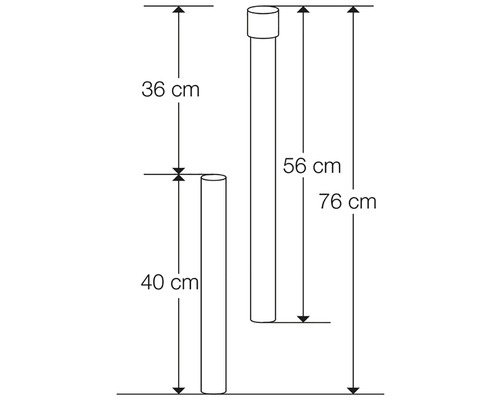 Grondkokersnijder voor parasol Ø 50 mm