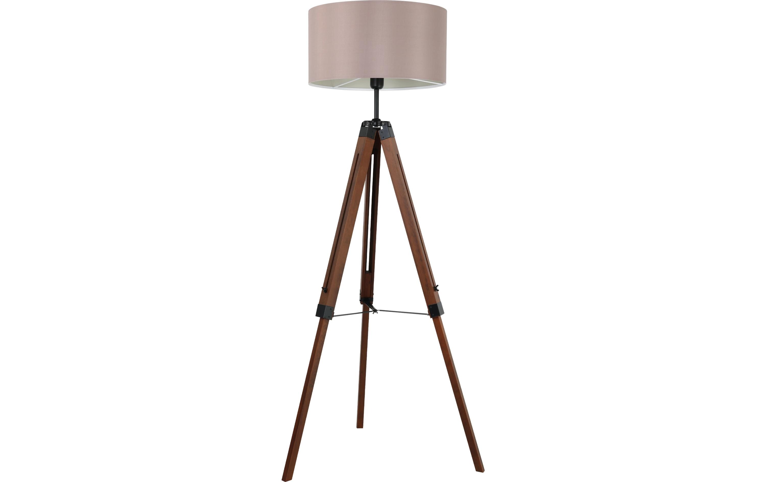 Stehleuchte LANTADA nuss exkl. E27 1x60W<br>Dreibeinlampe