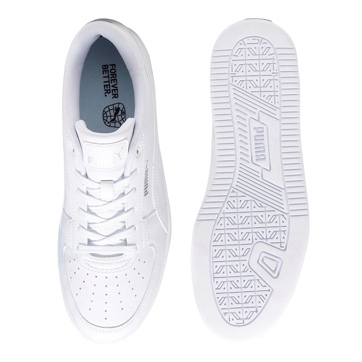 PUMA-Caven-2.0-m-Baskets - Talon plat - Blanc Ouvert