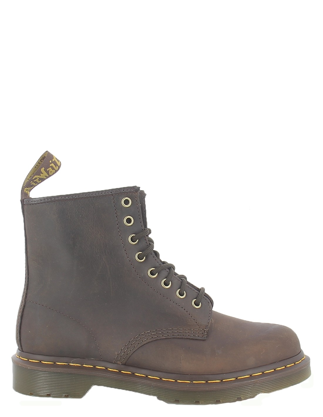 dr martens boots homme 1460 cuir crazy horse marron