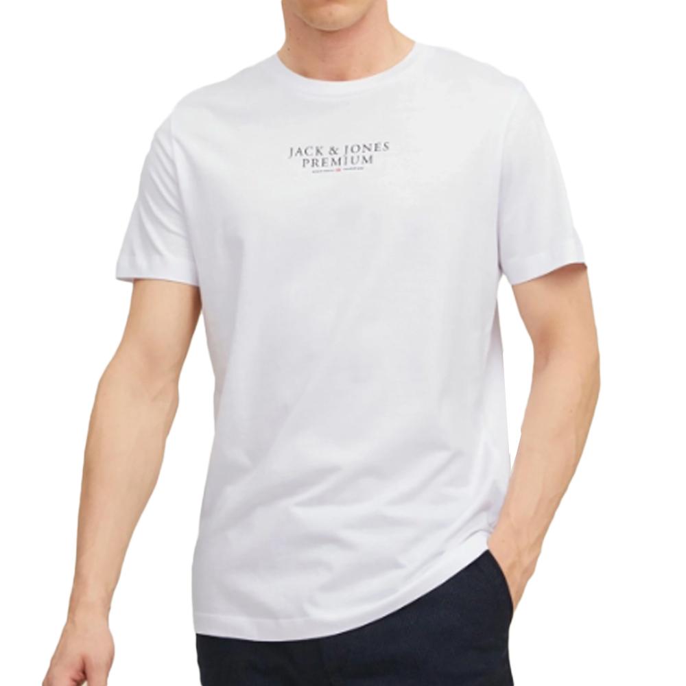 Jack & Jones T-shirt Blanc Homme Jack & Jones Bluarchie