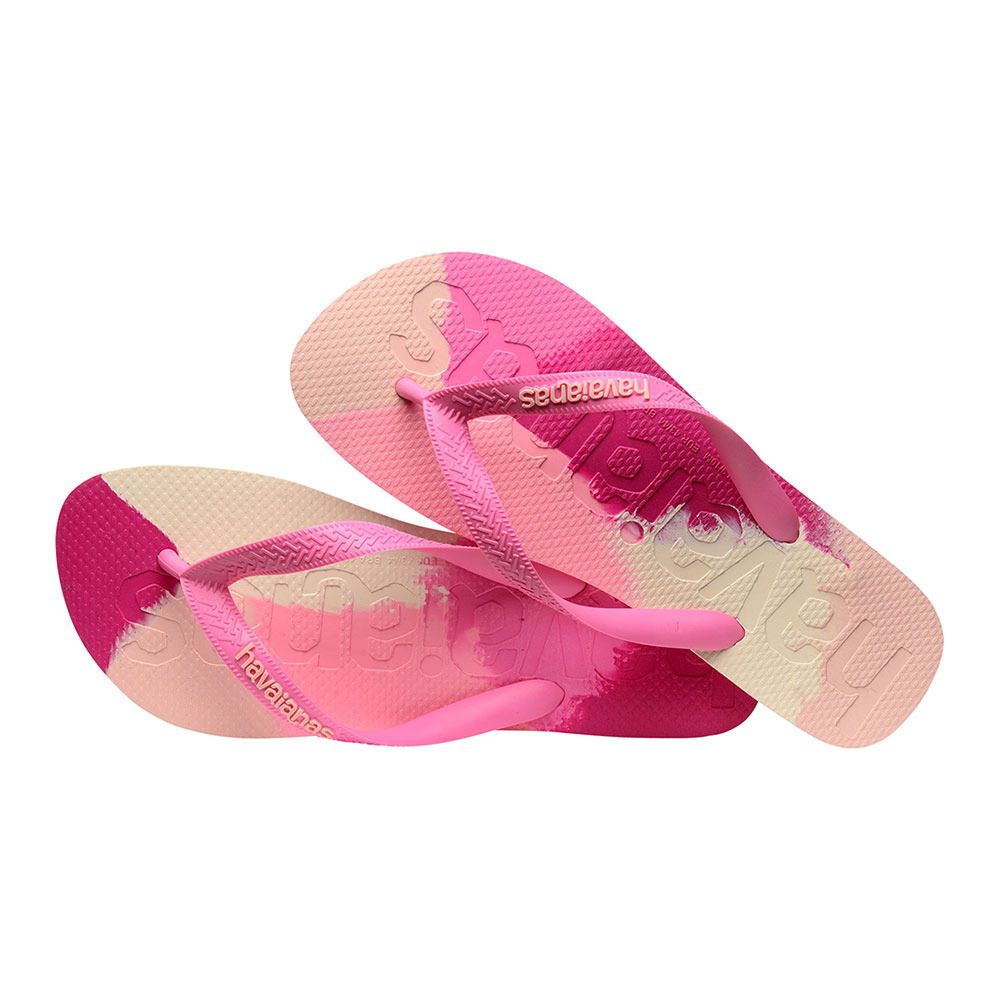 Havaianas TOP LOGOMANIA COLORS II - Tongs crystal rose