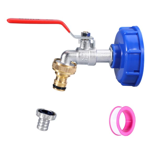 INF Kran med kranadapter for IBC tank  1/2 Inch Alloy Faucet