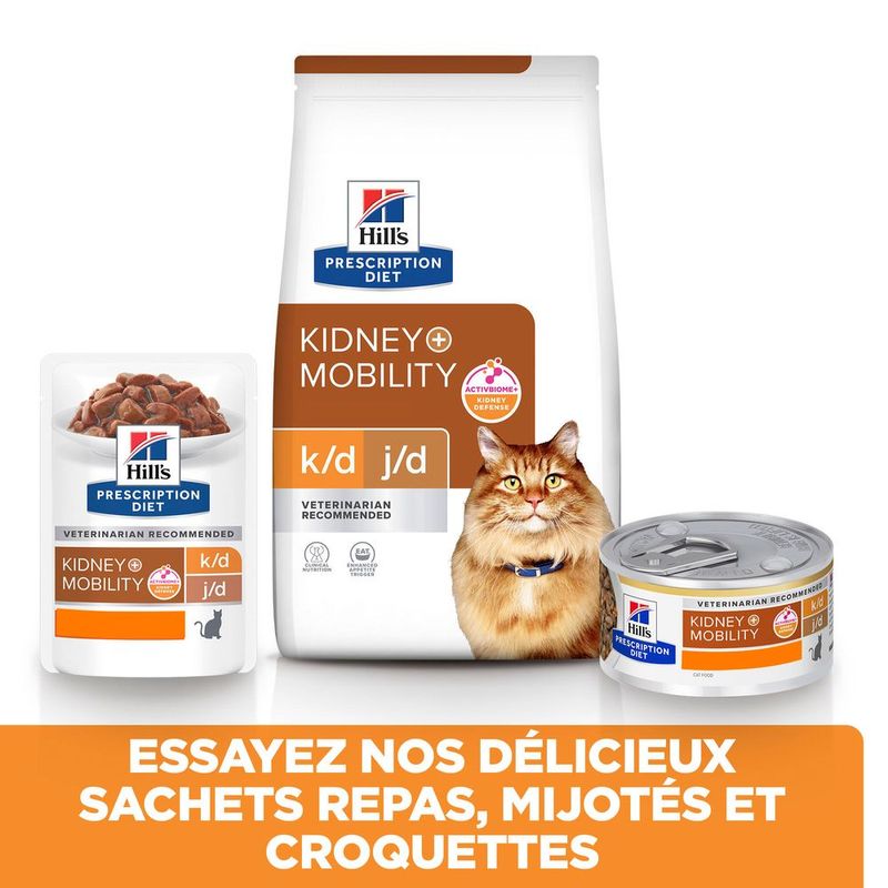 Hill's Prescription Diet k/d + Mobility Mijoté poulet, légumes