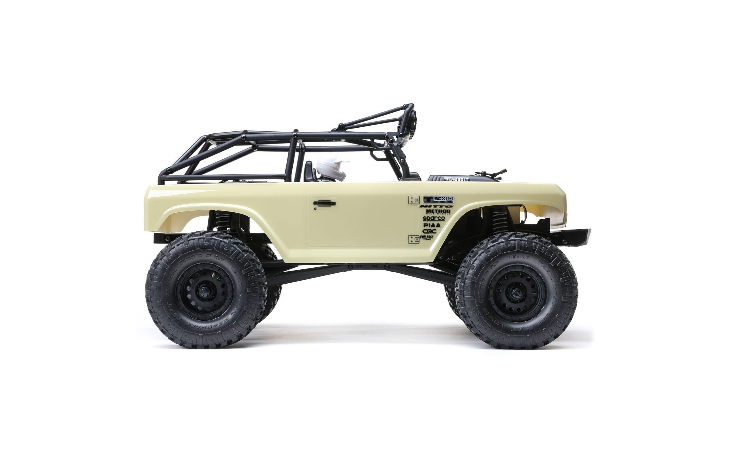 Scale Crawler SCX10 II Deadbolt, Beige ARTR, 1:10<br>Rock Crawler auf bewährtem SCX10 II Chassis mit Spektrum Technik