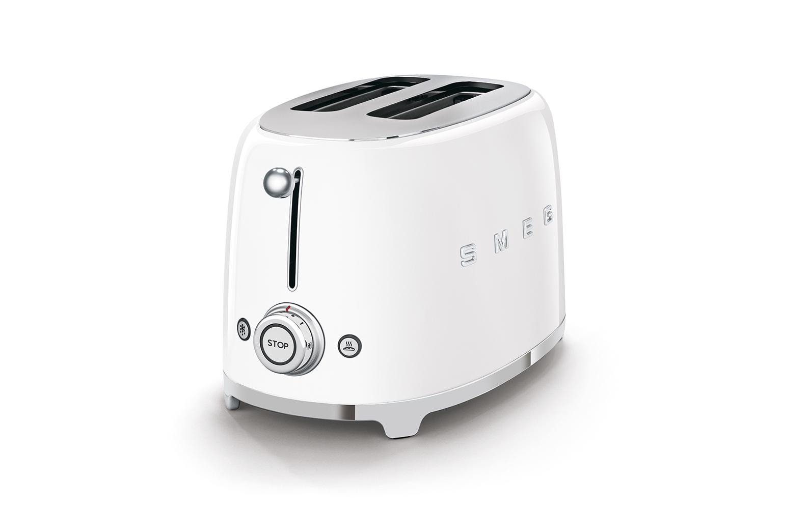 Toaster 50's Retro Style TSF01WHEU Weiss<br>Klassischer Toaster