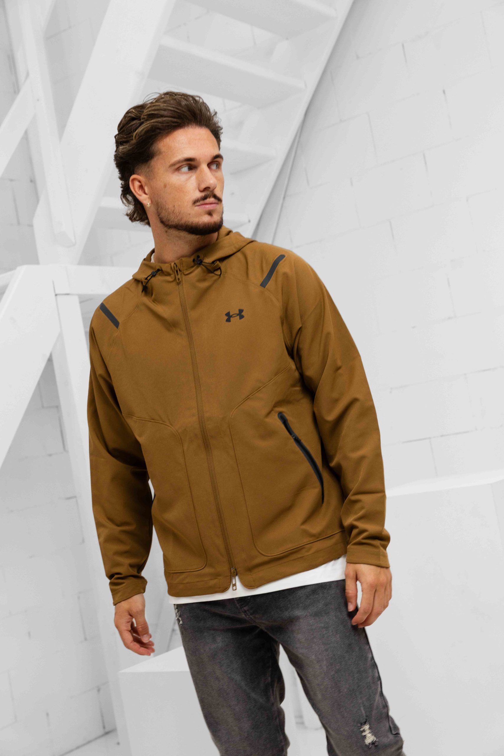 Under Armour Unstoppable Trainingsjack Heren Bruin