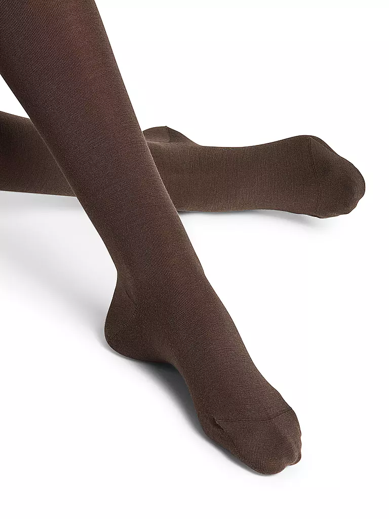 FALKE Strickstrumpfhose SOFTMERINO braun braun