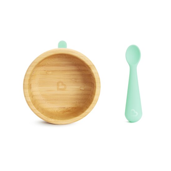 Bol avec cuillère en Bambou   de               Munchkin