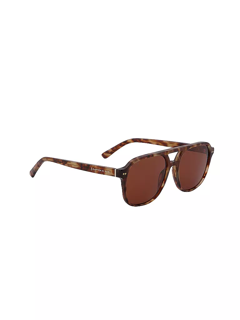KAPTEN & SON Sonnenbrille ZURICH OVERSIZE braun