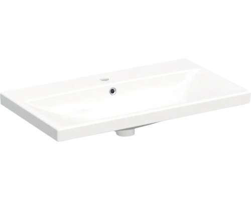 Jungborn TRENTA wastafelmeubel, 80 x 45 cm, glanzend wit geglazuurd, TRE UM ELITE 80
