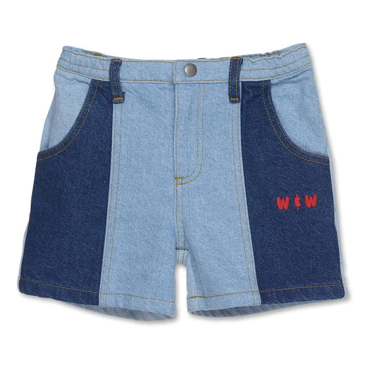 Wander & Wonder Short en Jean Coton Bio | Bleu