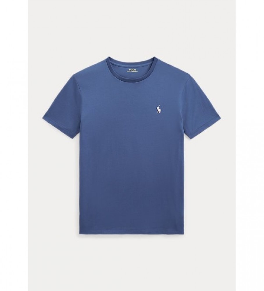 Ralph Lauren Camiseta de punto Custom Slim Fit azul liloso