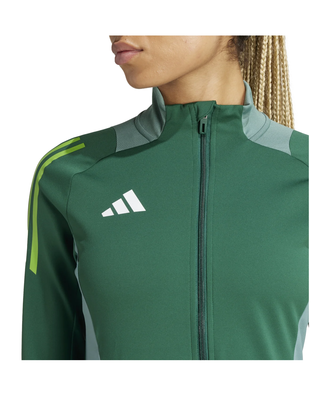 adidas Tiro 24 Competition Trainingsjacke Damen Grün