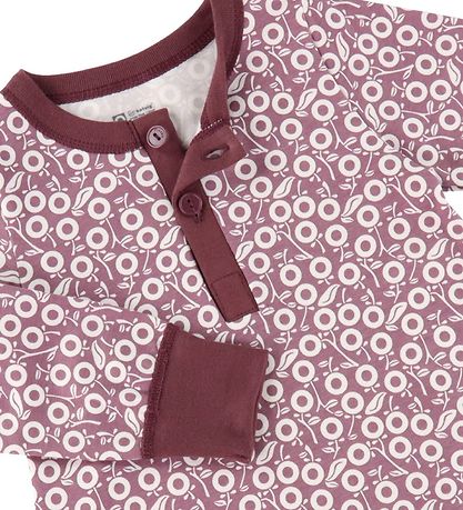 Katvig Schlafkleid - Bordeaux m. Äpfel