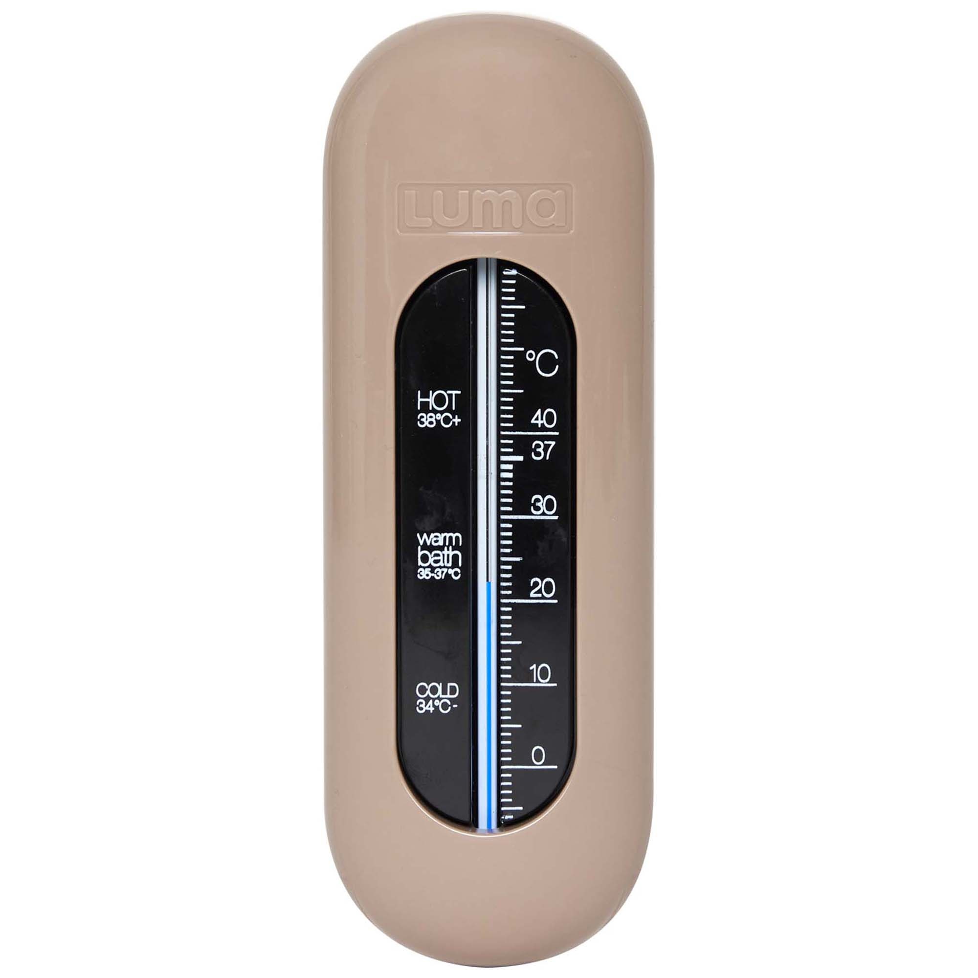 Luma badthermometer taupe