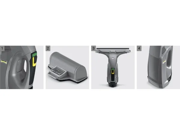Kärcher Professional WVP 10 *EU - Vinduesrens - håndmodel - ledningsfri - 1 batteri