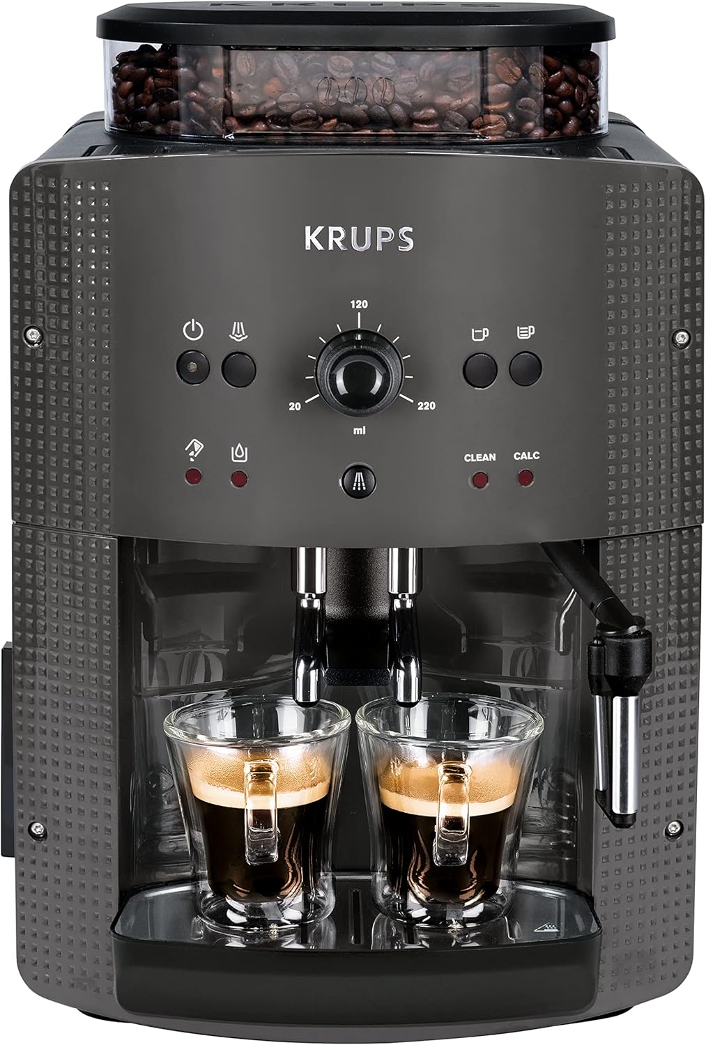 KRUPS 810B EA 810 B, Mtal, 2 kilograms, Black, Titanium