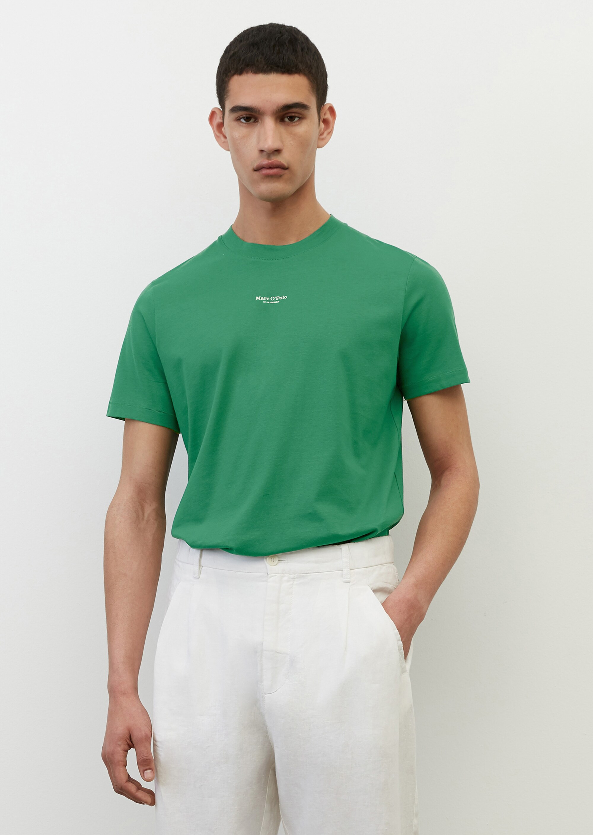 Logo-T-Shirt regular aus Bio-Baumwolle