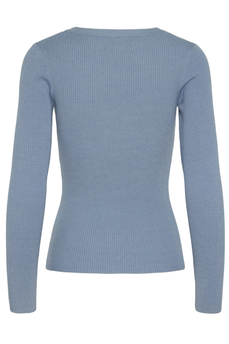 Pieces blauwe dames trui