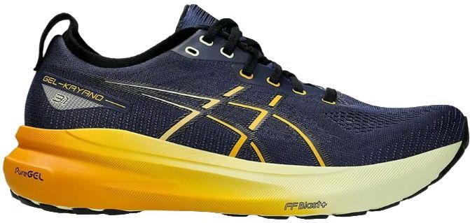 Asics - Gel Kayano 31 - Hardloopschoenen - Blauw Geel - Stabiliteit