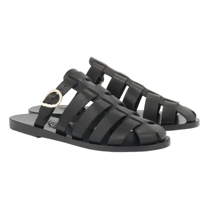 Ancient Greek Sandals Sandales Cosmia | Noir