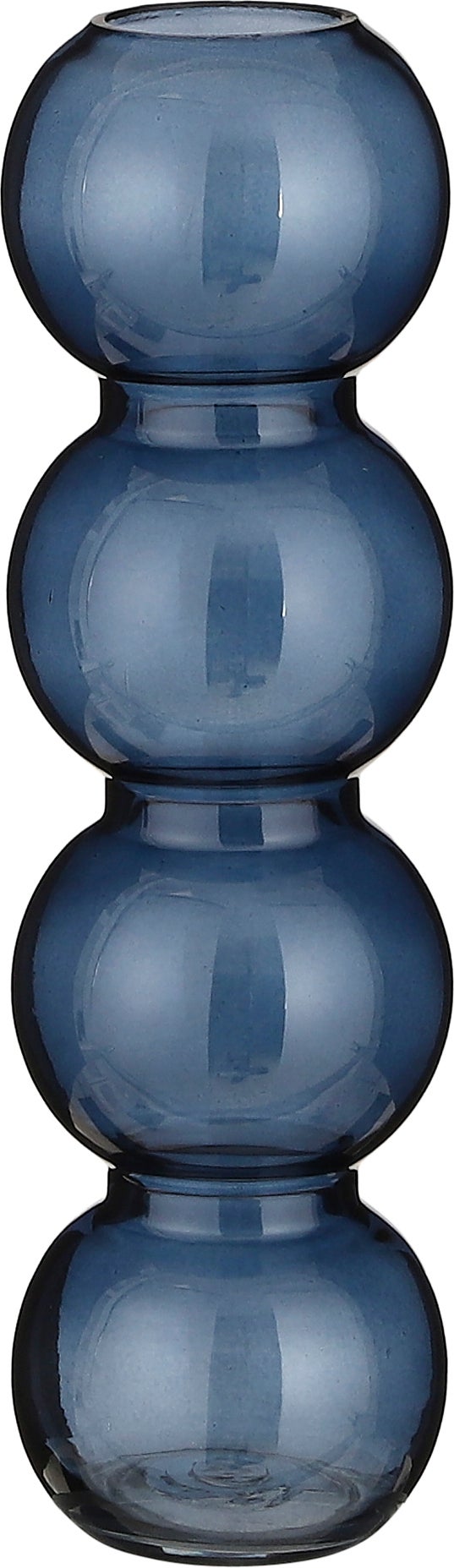 Mica Decorations vaas Tauro blauw D 8,5 H 30 cm