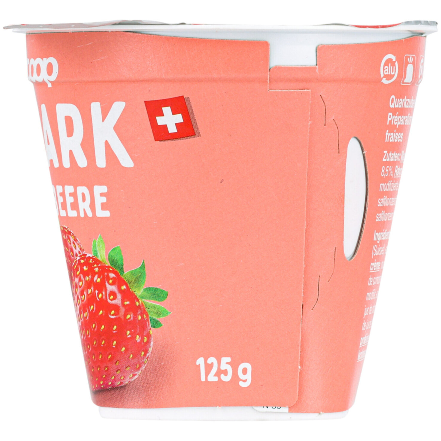 Früchtequark Erdbeer 2x125g